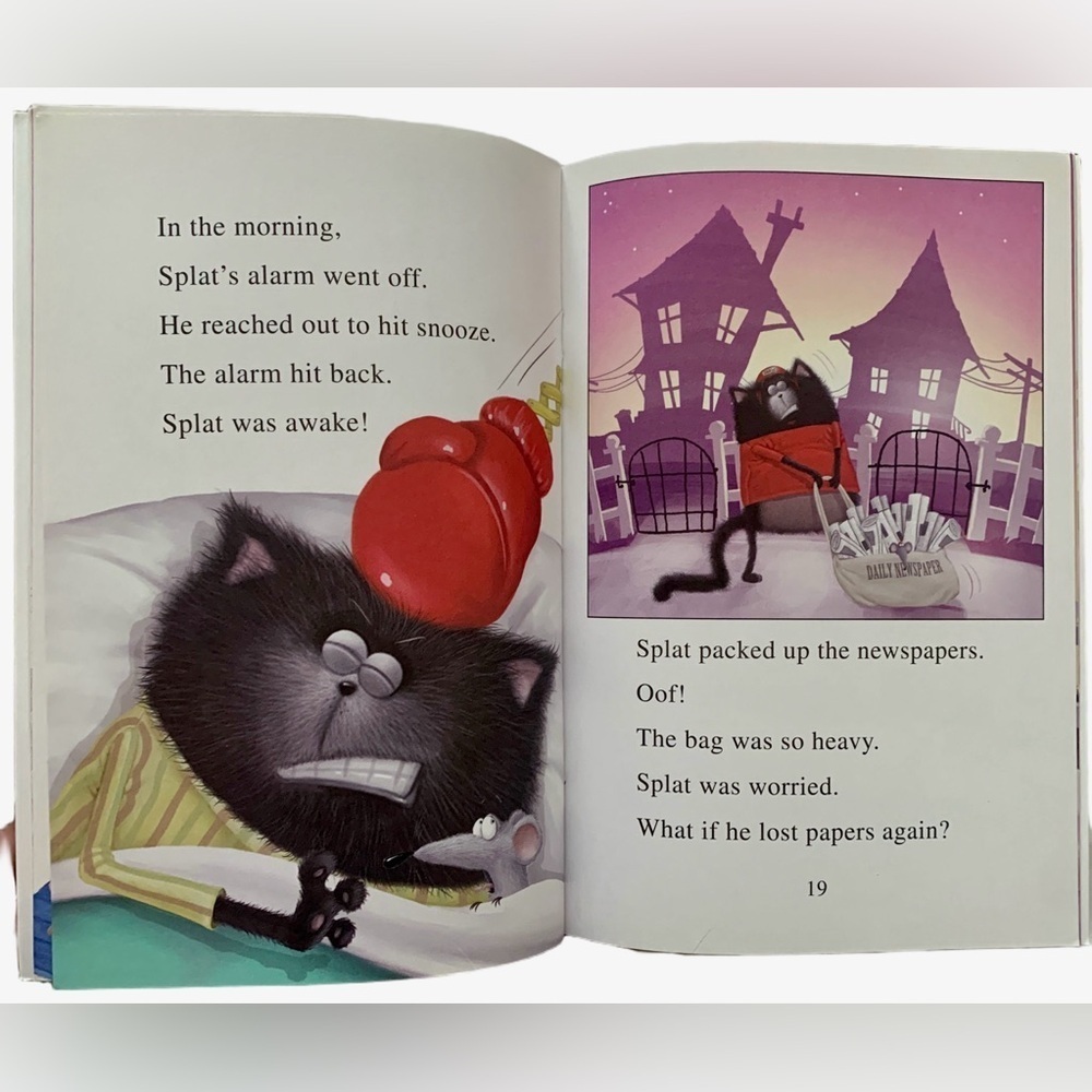 I Can Read Splat the Cat Gets A Job Kids Book by Rob Scotten - Picture 3 of 3